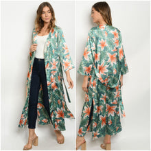 Load image into Gallery viewer, JADE BELTED KIMONO/ DUSTER