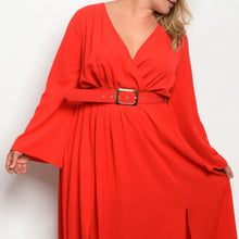 Load image into Gallery viewer, RED MAXI DRESS
