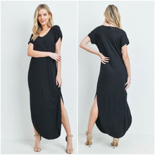 Load image into Gallery viewer, Black maxi Dress