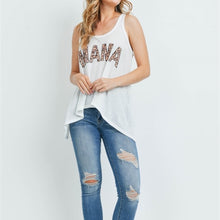 Load image into Gallery viewer, WHITE LEOPARD MAMA TOP