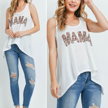 Load image into Gallery viewer, WHITE LEOPARD MAMA TOP