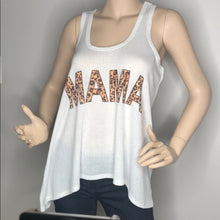 Load image into Gallery viewer, WHITE LEOPARD MAMA TOP