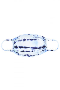 Blue Tie Dye Face Mask