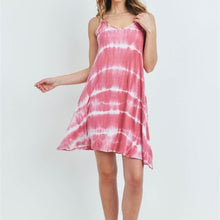 Load image into Gallery viewer, MAUVE TIE DYE DRESS