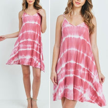 Load image into Gallery viewer, MAUVE TIE DYE DRESS