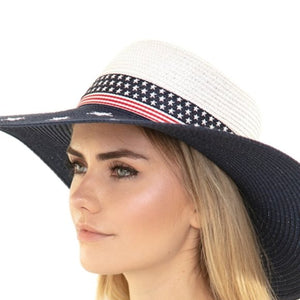 American Flag floppy hat