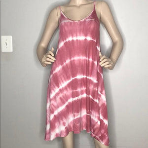 MAUVE TIE DYE DRESS