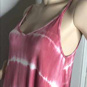 MAUVE TIE DYE DRESS