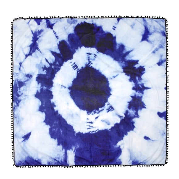 Beach Blanket Blue Tie Dye