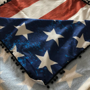 American Flag Beach towel Blanket